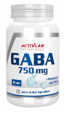 Kwas Gamma-Aminomasłowy Activlab Gaba 750mg - 60 Kapsułek