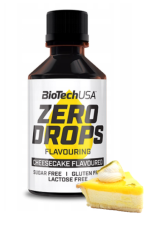BioTechUSA Zero Drops 50ml Cheesecake
