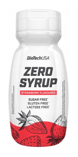 BioTechUSA Zero Syrup 320ml Strawberry