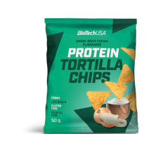 BioTechUSA Protein Tortilla Chips 50g Onion-Sour Cream