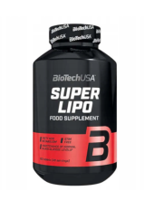 Spalacz Tłuszczu BioTechUSA Super Lipo - 120 Tabletek