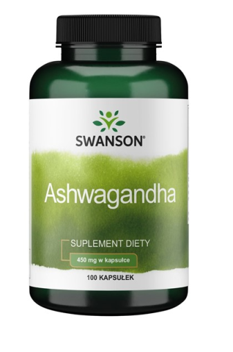 Swanson Ashwagandha 450mg - 100 Kapsułek