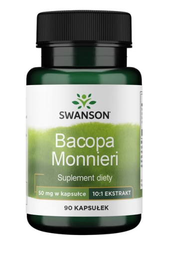 Swanson Bacopa Monnieri 10:1 extract - 90 Kapsułek