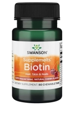 Swanson Biotyna do ssania - 60 Tabletek