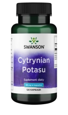 Swanson Cytrynian Potasu - 120 Kapsułek
