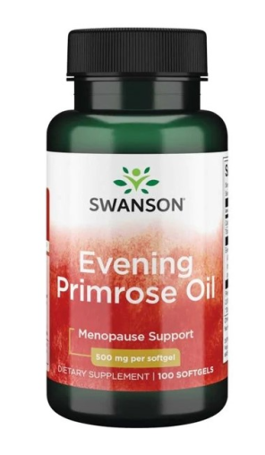 Swanson Evening Primrose Oil 500mg Olej z wiesiołka - 100 Kapsułek