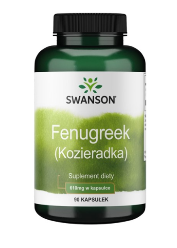 Swanson Fenugreek Kozieradka 610mg - 90 Kapsułek