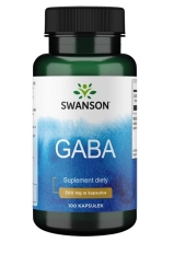 Swanson GABA 500mg - 100 Kapsułek