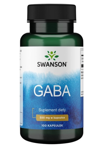Swanson GABA 500mg - 100 Kapsułek