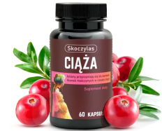 Skoczylas Ciąża, kwas foliowy + żurawina - 60 Kapsułek