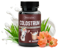 Skoczylas Colostrum siara kozia z pigwą - 60 Kapsułek