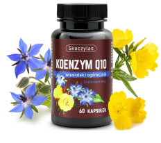 Skoczylas Koenzym Q10, wiesołek i ogórecznik - 60 Kapsułek
