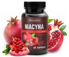 Skoczylas Niacyna z granatem - 60 Kapsułek