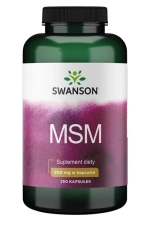 Swanson MSM siarka organiczna 500 mg – 250 Kapsułek