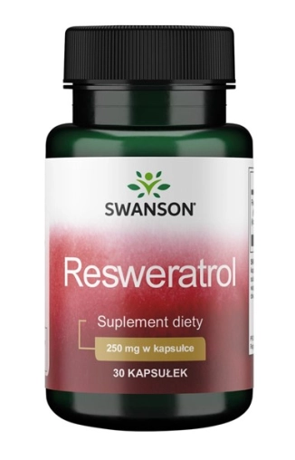 Swanson Resweratrol 250mg - 30 Kapsułek