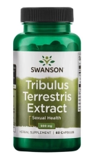 Swanson Tribulus Terrestris 500mg - 60 Kapsułek