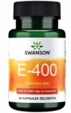 Swanson Witamina E 400IU - 60 Kapsułek
