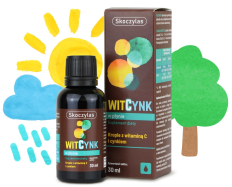Skoczylas WitCynk w płynie - Witamina C, Cynk - 30ml