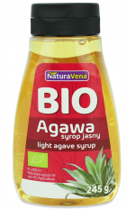 NaturaVena Syrop z Agawy Jasny - 245g