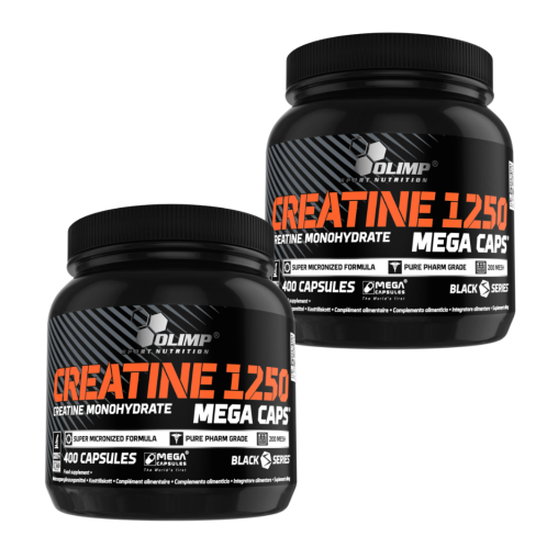 Olimp Zestaw Olimp Creatine 1250 Mega Caps - 2x400 Kapsułek