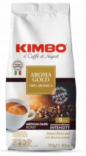 Kawa Ziarnista Kimbo Aroma Gold - 250g
