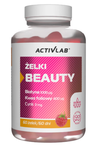 Activlab Żelki Beauty - 60 Żelek Malina