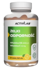 Activlab Żelki Odporność - 60 Żelek Cytryna