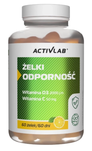 Activlab Żelki Odporność - 60 Żelek Cytryna