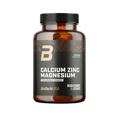 BioTechUSA Calcium Zinc Magnesium from organic sources - 90 Tabletek