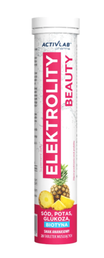 Activlab Elektrolity Beauty - 20 Tabletek Musujących Ananas