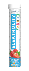 Activlab Elektrolity Junior - 20 Tabletek Musujących Truskawka