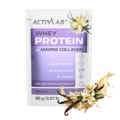 Activlab Whey Protein with Marine Collagen - 30g Wanilia