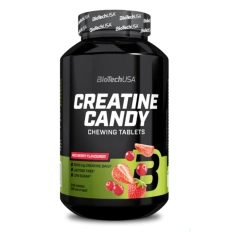 BioTechUSA Creatine Candy - 240 Tabletek do żucia Red Berry