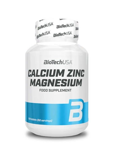 BioTechUSA Ca-Zn-Mg Calcium Zinc Magnesium - 100 Tabletek
