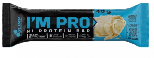 Olimp IM PRO protein bar 40g Yummy Cookie