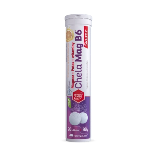 Olimp Chela-Mag B6 Skurcz 20 Tabletek Musujących Grejpfrut