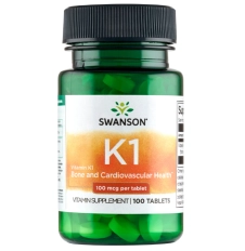 Swanson Witamina K1 100mcg - 100 Tabletek