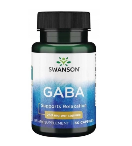 Swanson GABA 250 mg – 60 Kapsułek