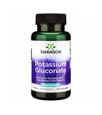 Swanson Glukonian Potasu 99 mg – 100 Kapsułek