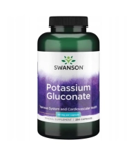 Swanson Glukonian Potasu 99 mg – 250 Kapsułek