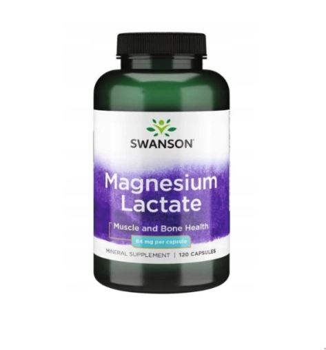 Swanson Mleczan Magnezu 84 mg – 120 Kapsułek
