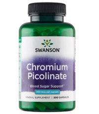 Swanson Chrom Pikolinian 200 µg – 200 Kapsułek