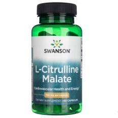 Swanson Citrulline Malate 750 mg – 60 Kapsułek