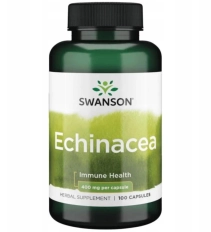 Swanson Echinacea 400 mg – 100 Kapsułek