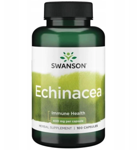 Swanson Echinacea 400 mg – 100 Kapsułek