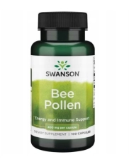 Swanson Bee Pollen (pyłek pszczeli) 400mg - 100 Kapsułek