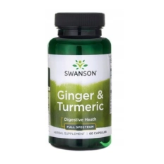 Swanson Full Spectrum Imbir + Turmeric – 60 Kapsułek