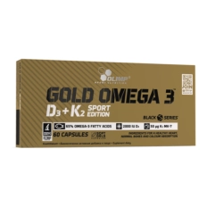 Olimp Gold Omega 3 D3+K2 Sport Edition - 60 kapsułek