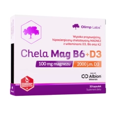 Olimp Chela-Mag B6 + D3 - 30 kapsułek