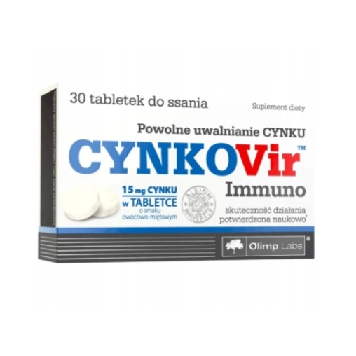 Olimp CYNKOVir Immuno - 30 Tabletek do ssania